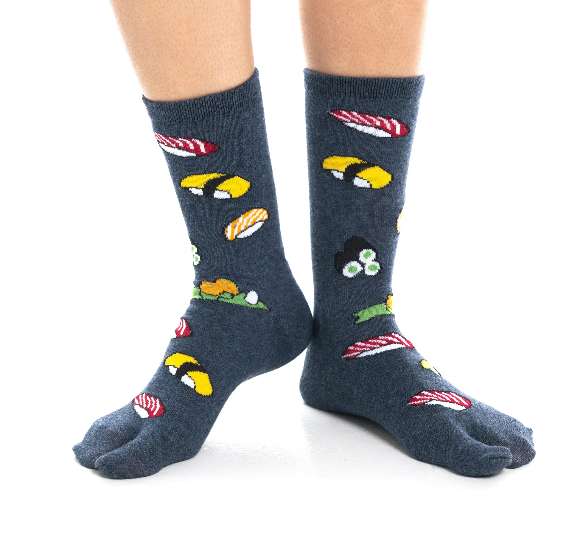 1 Pair - V-Toe Flip Flop Tabi Socks - Sushi Socks