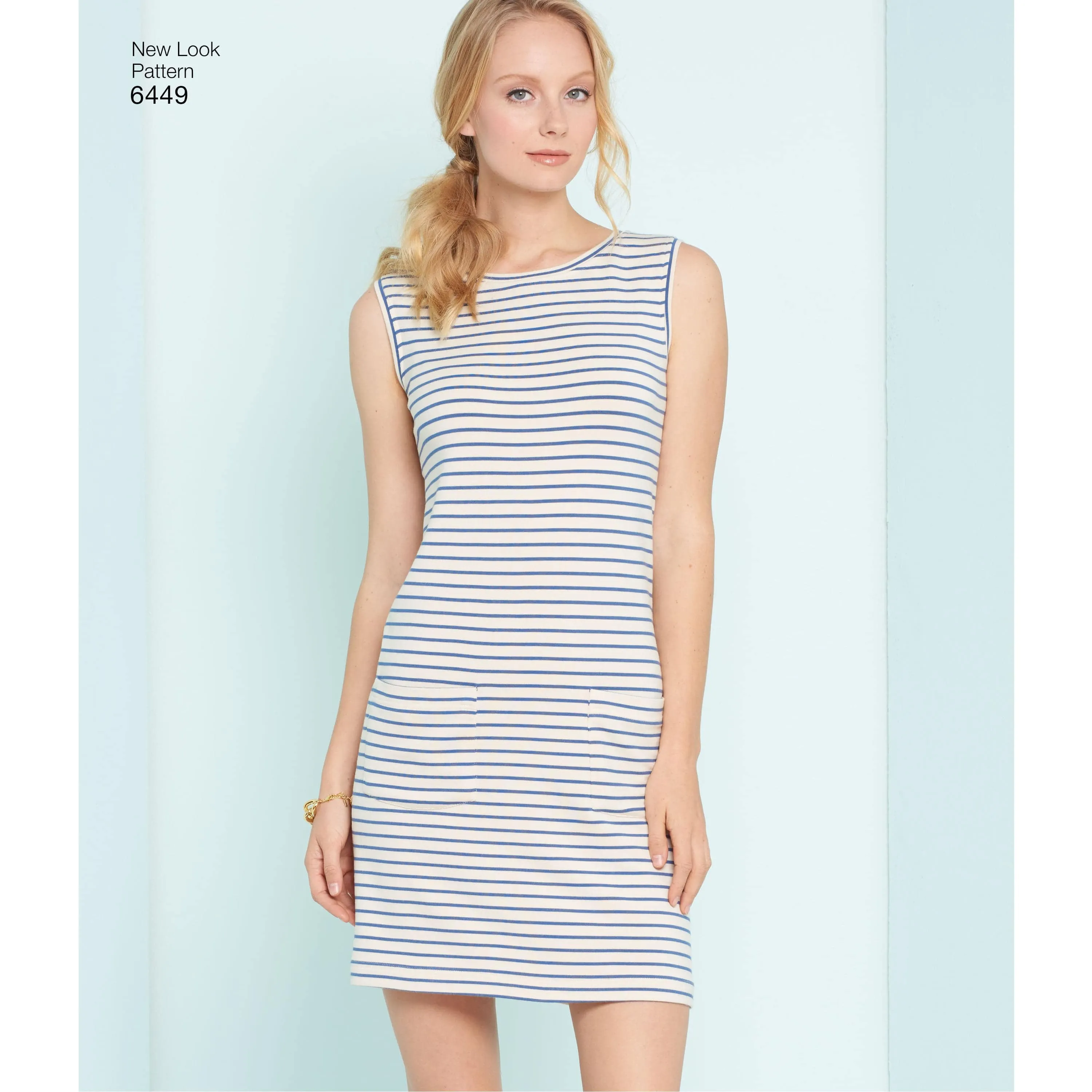 6449 Misses' Easy Shirt Dress and Knit Dress