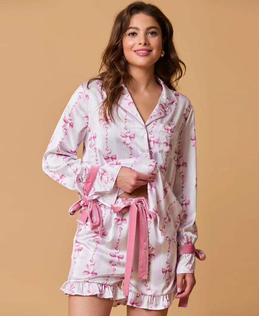 Amelia Bow Pajama Top