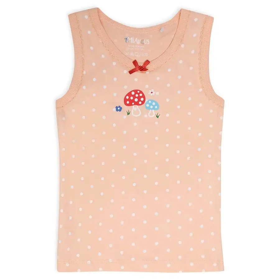 Baby Girl Vest with Blossom Print- (Pack of 3)