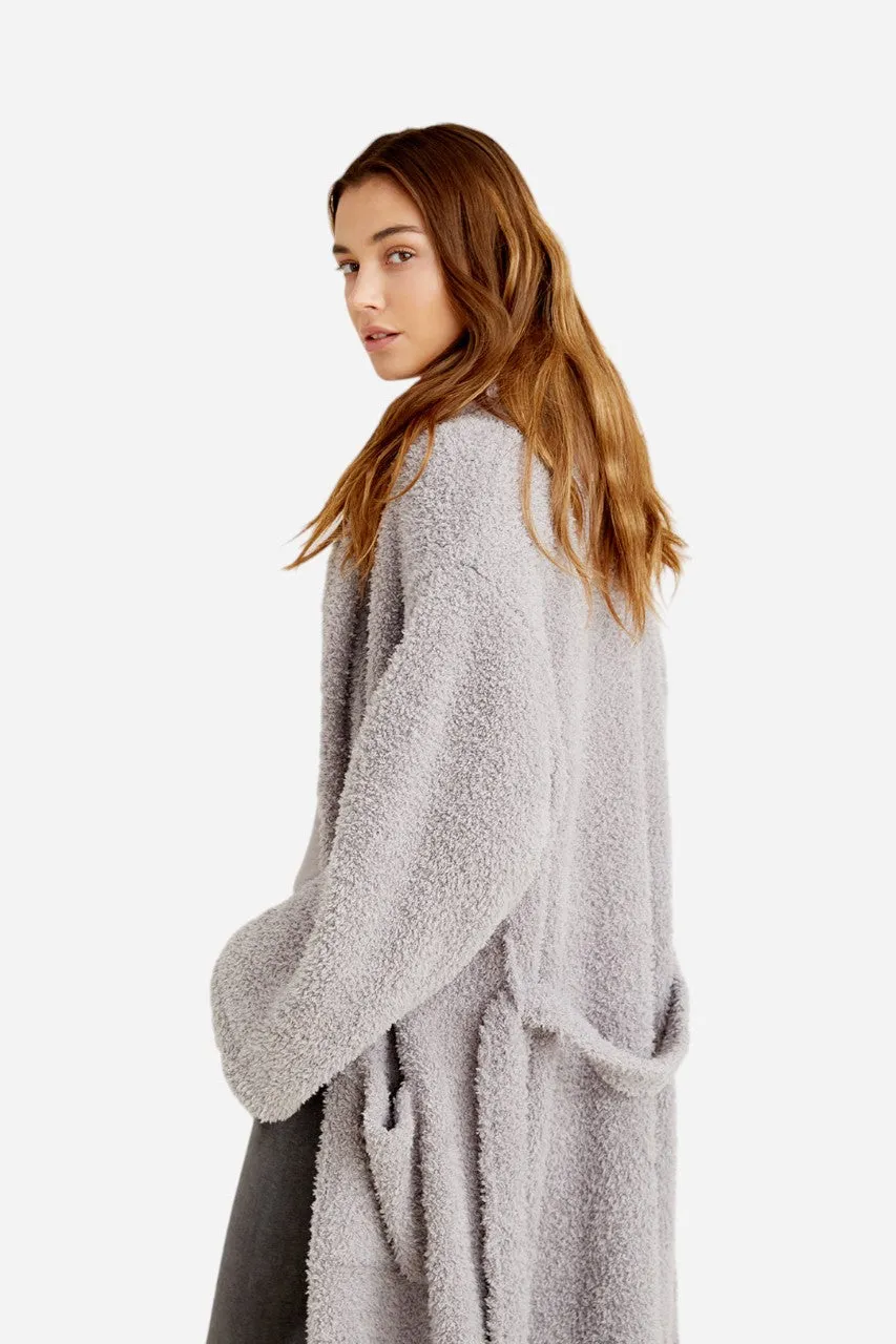 Barefoot Dreams CozyChic Adult Robe in Dove Grey