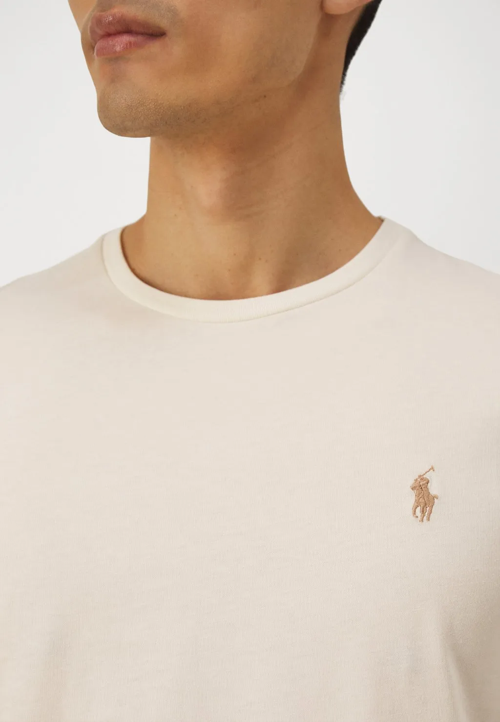 Basic Polo Ralph Lauren T-shirt, cream parchment