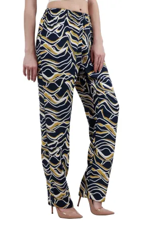 Blue & Yellow Whale Printed Pyjamas