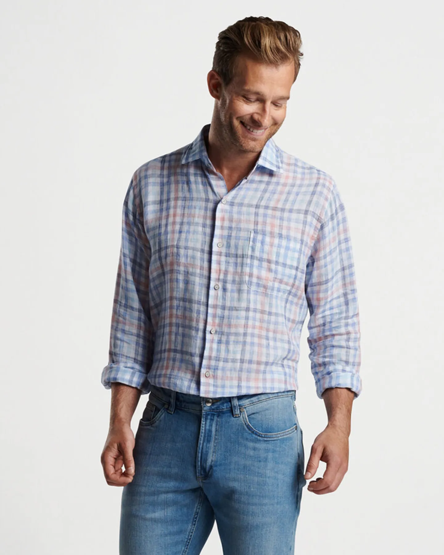 BREAKWATER LINEN SHIRT - MULTI