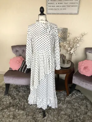 Cassidy White With Black Dots Tunic/Top (PL)