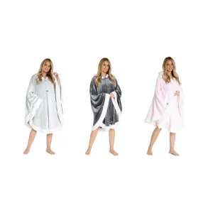 CityComfort Blanket Hoodie For Women Snuggle Sherpa Oversized Hoodie Blanket