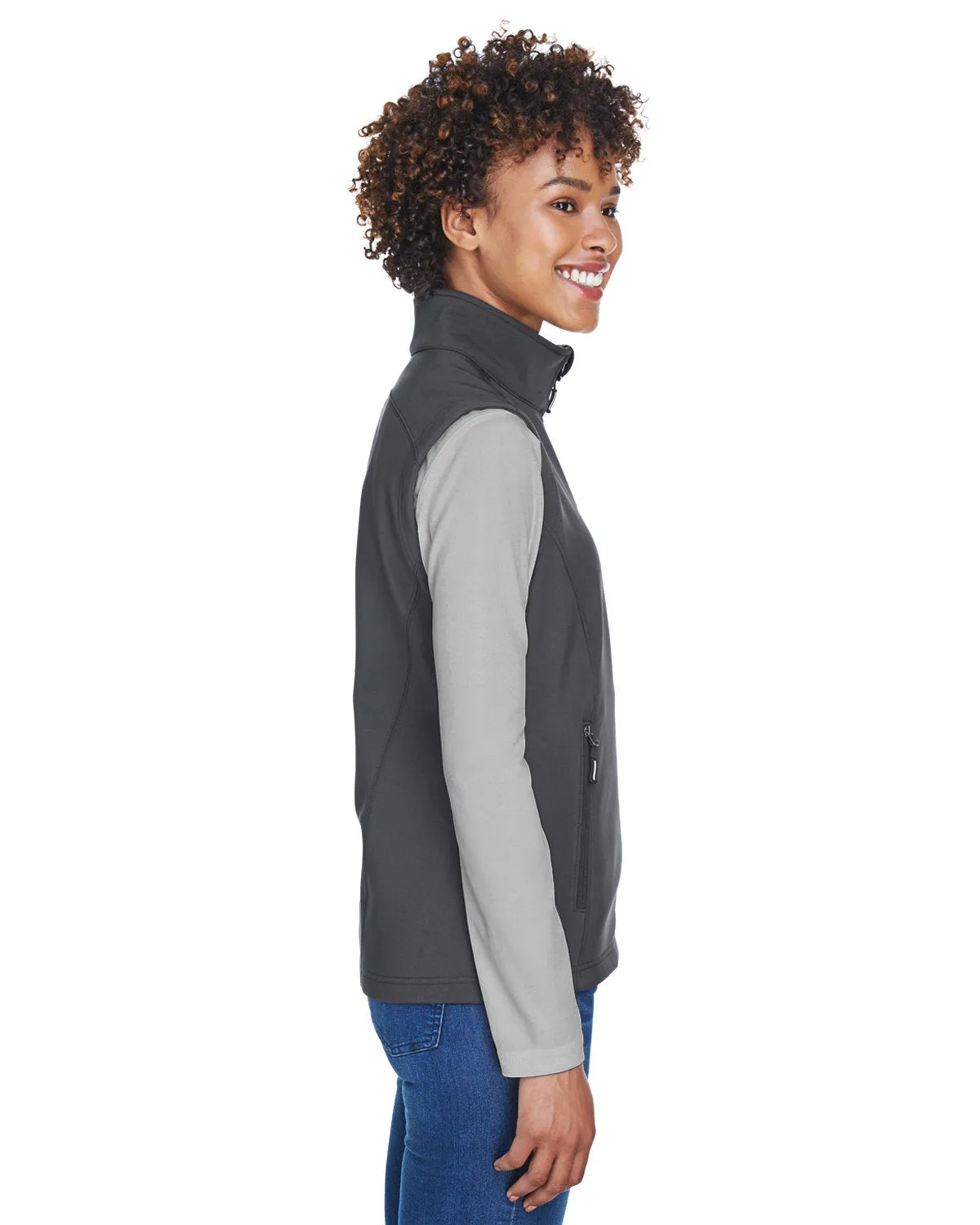 CORE365 Ladies' Cruise Two-Layer Fleece Bonded Soft Shell Vest