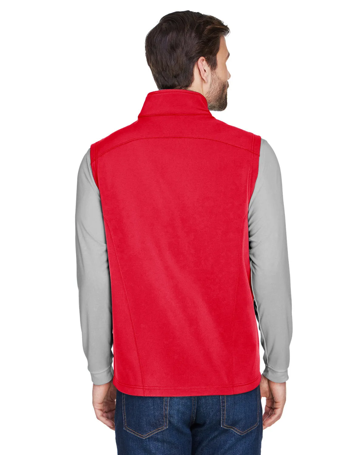 CORE365 Men's Cruise Two-Layer Fleece Bonded Soft Shell Vest