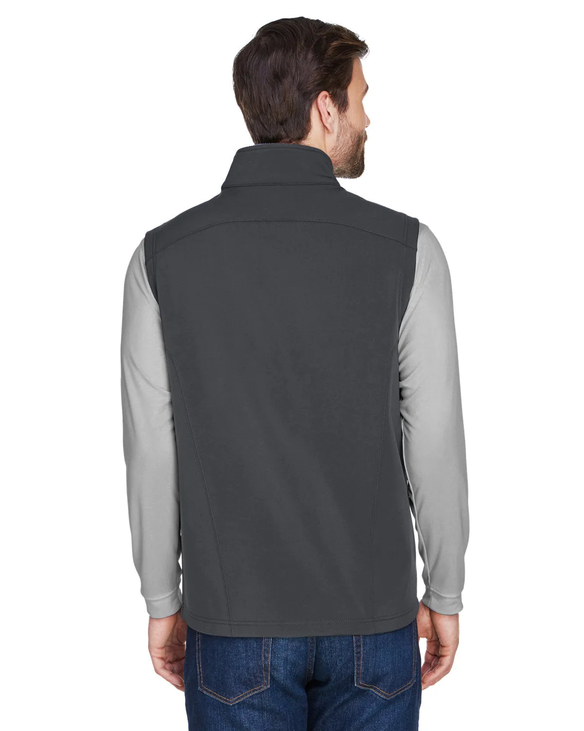 CORE365 Men's Cruise Two-Layer Fleece Bonded Soft Shell Vest