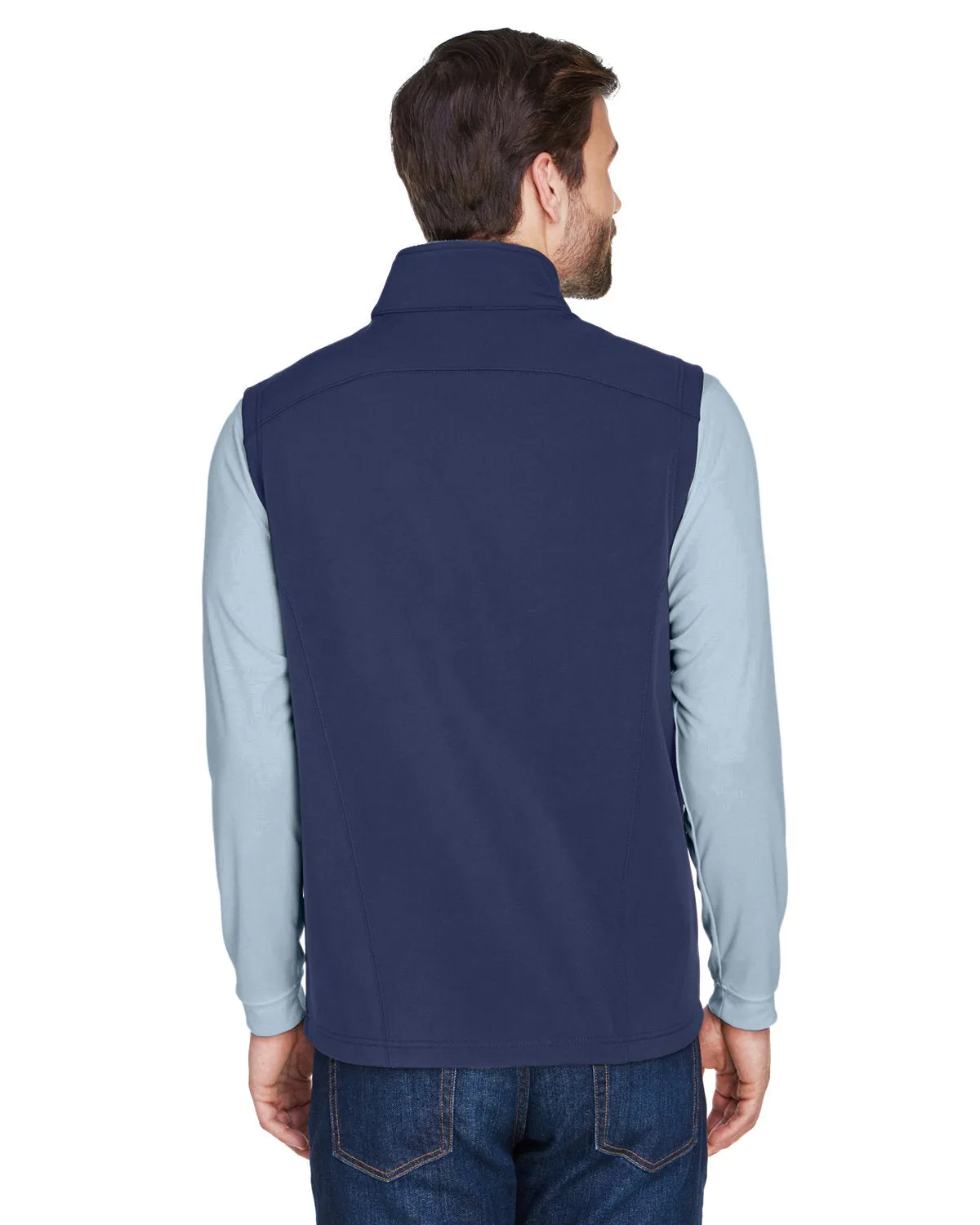 CORE365 Men's Cruise Two-Layer Fleece Bonded Soft Shell Vest