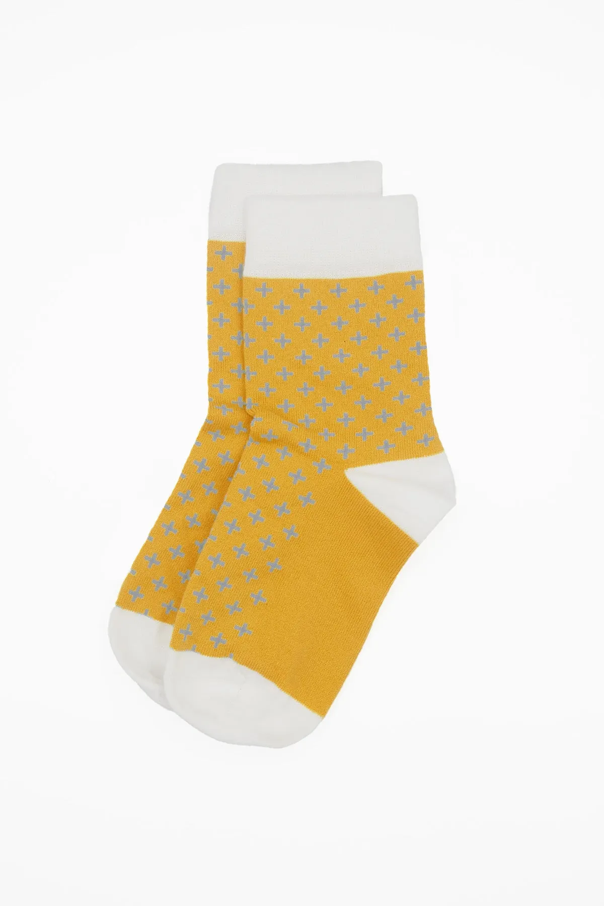 Crosslet Women's Socks - Yellow