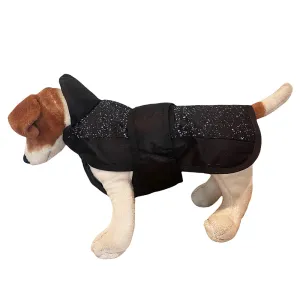 Dog Coat - Reflective Fleck - Black