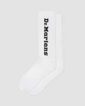 Dr. Martens Vertical Logo Socks - White