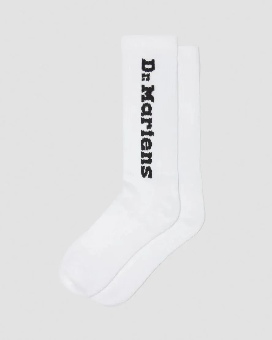 Dr. Martens Vertical Logo Socks - White