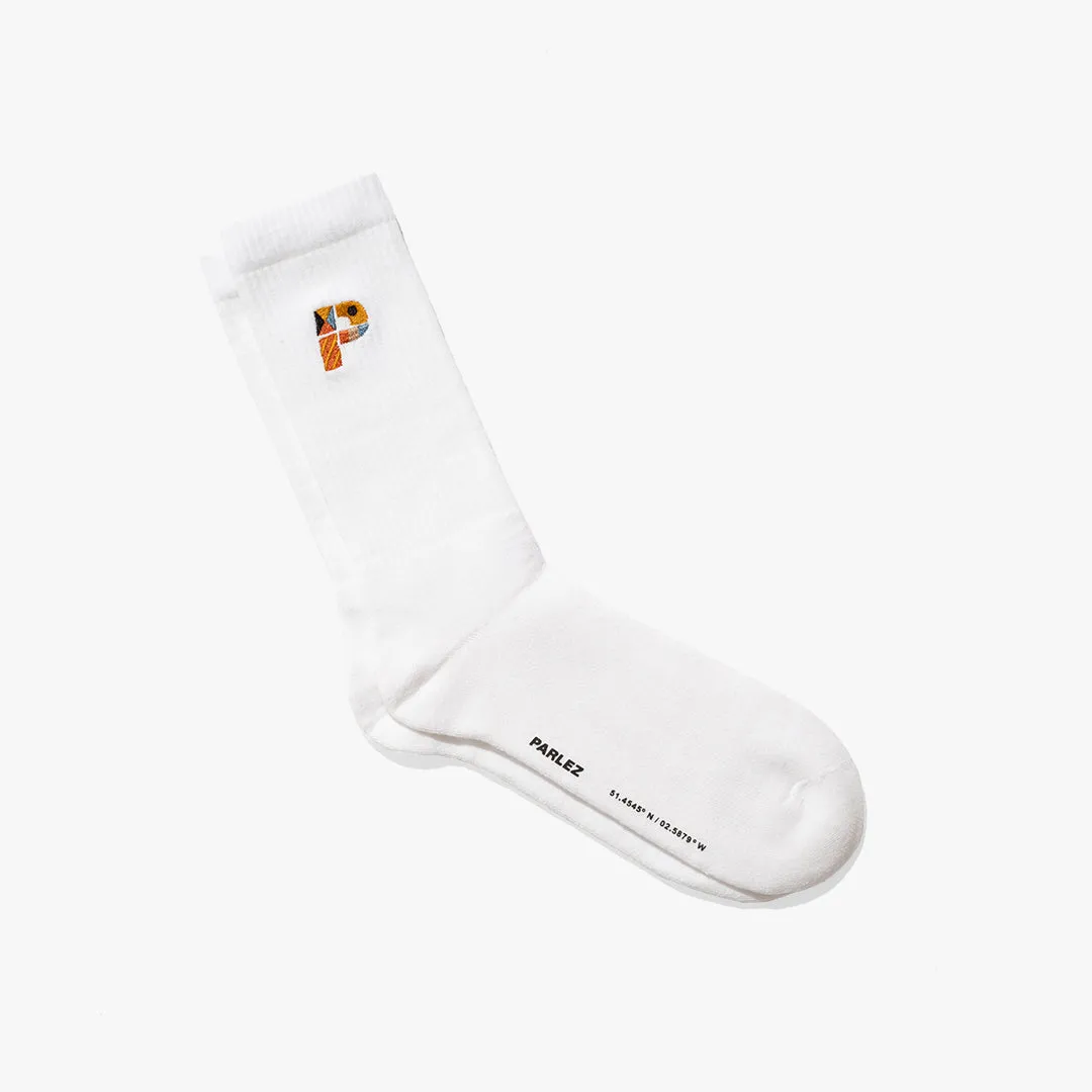 Dryden Sock White