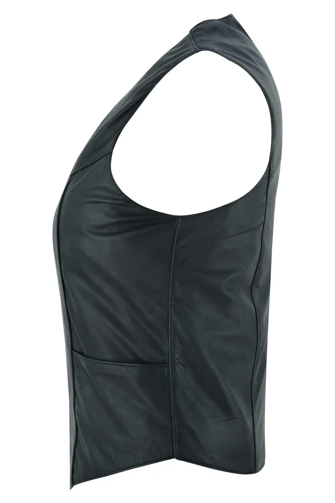 DS251 Women's Classic Plain Side Vest