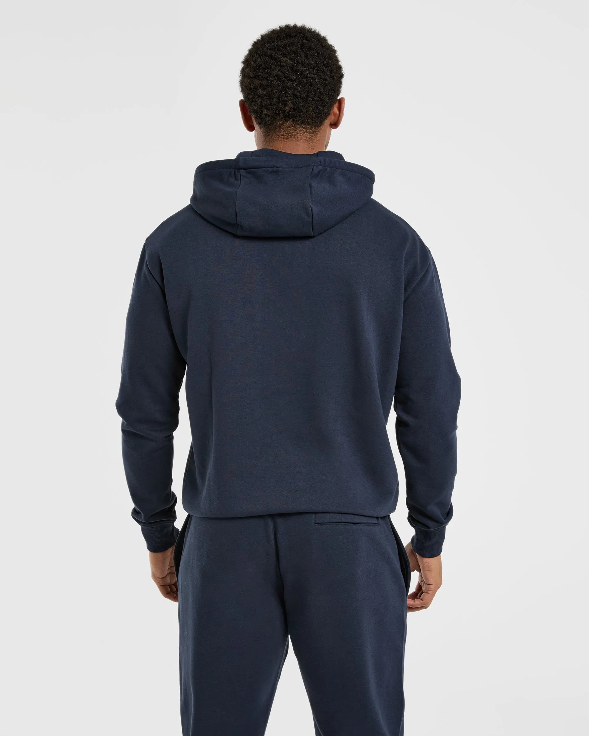 Essential Lightweight Hoodie - Navy