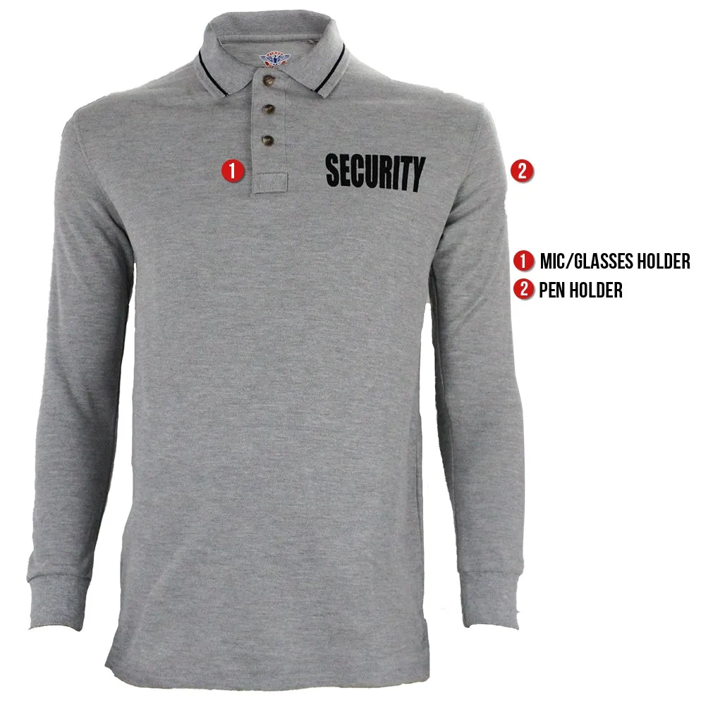 First Class Security Long Sleeve Polo