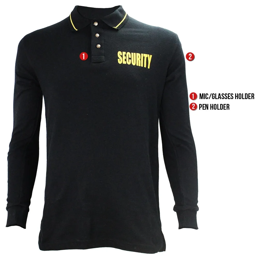 First Class Security Long Sleeve Polo