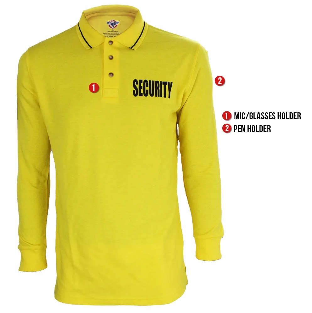 First Class Security Long Sleeve Polo