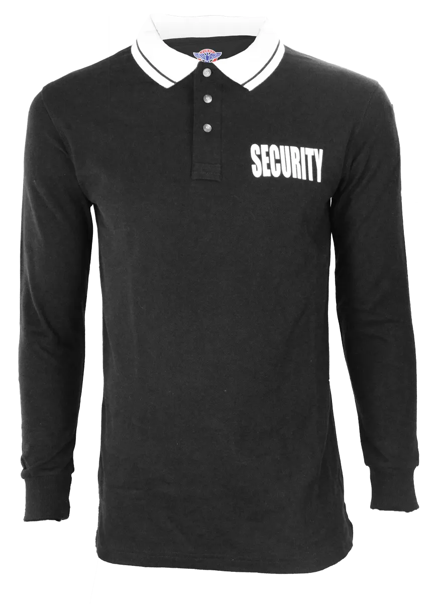 First Class Security Long Sleeve Polo