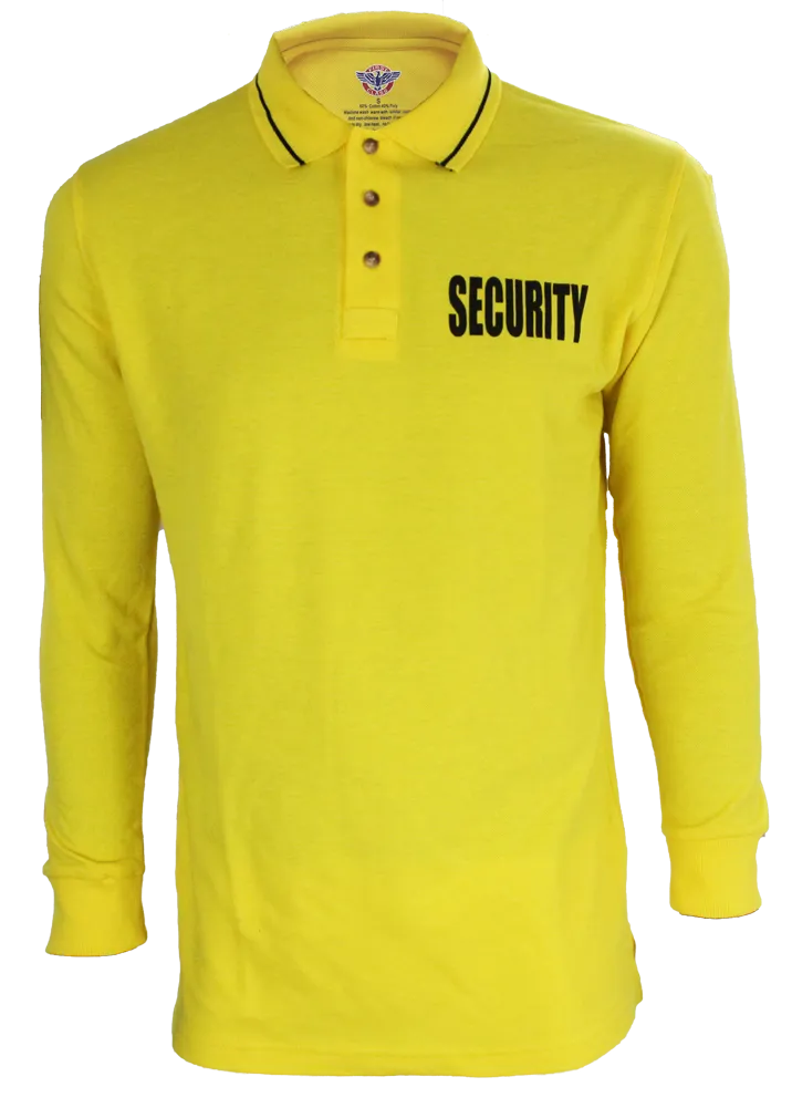 First Class Security Long Sleeve Polo