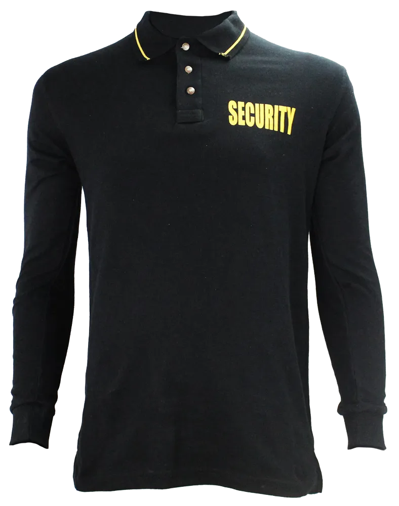 First Class Security Long Sleeve Polo