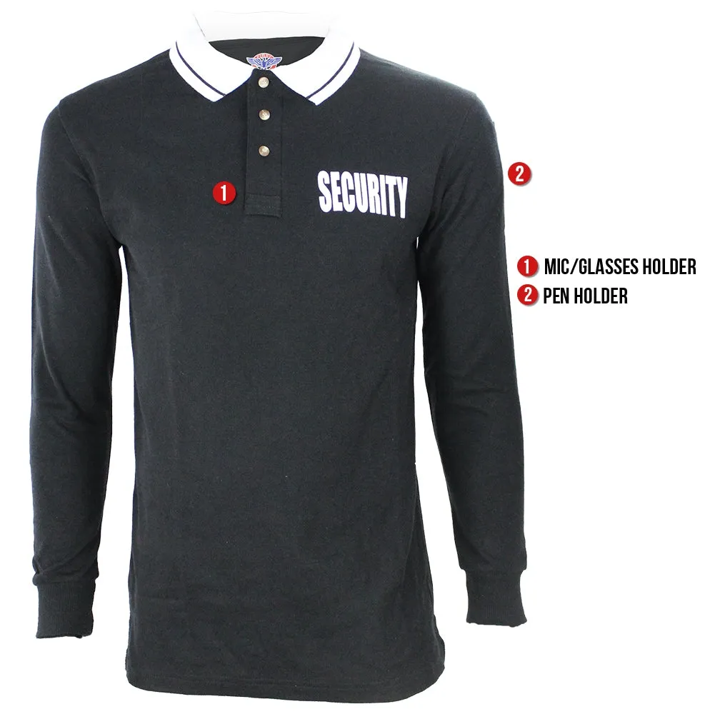 First Class Security Long Sleeve Polo