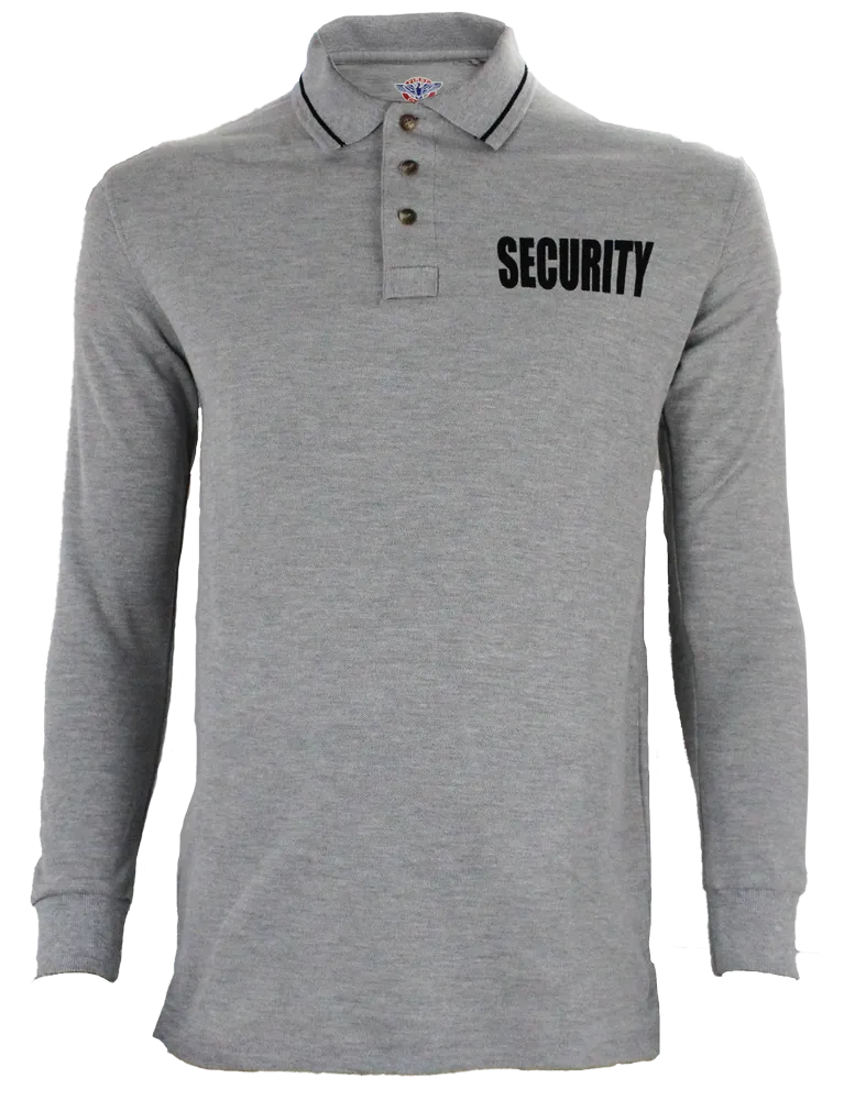 First Class Security Long Sleeve Polo