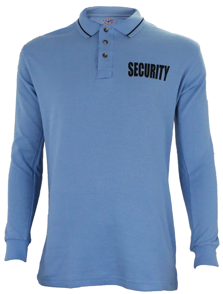 First Class Security Long Sleeve Polo