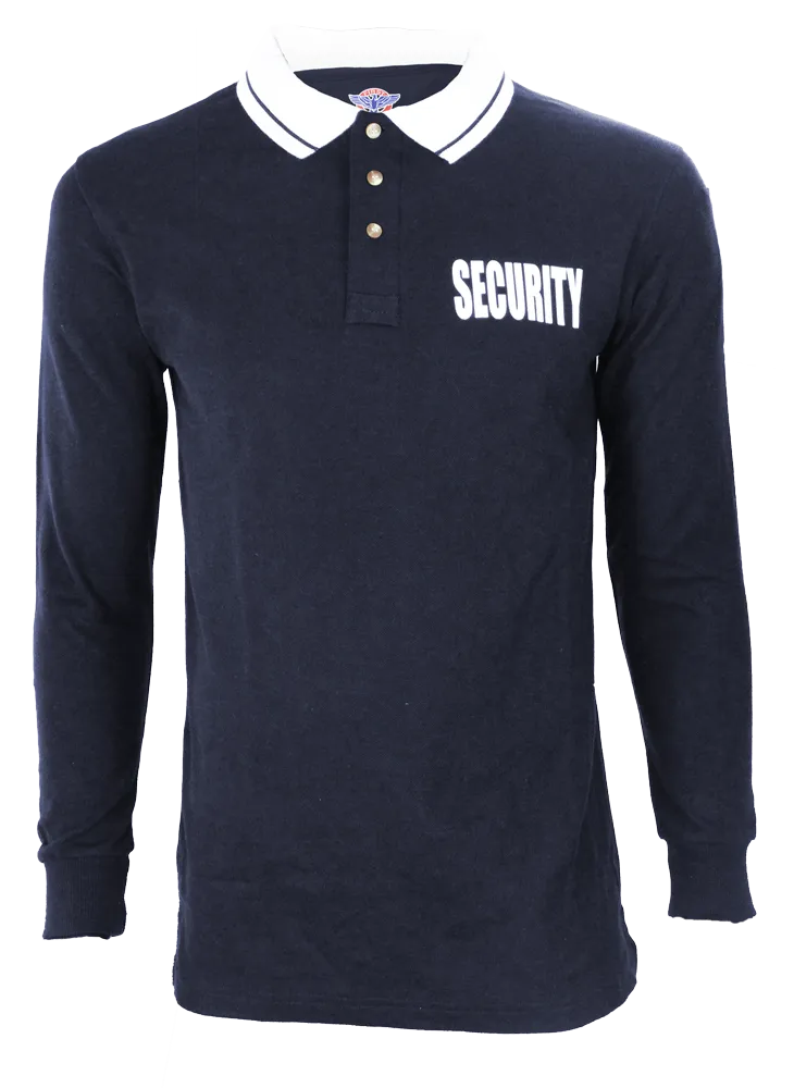 First Class Security Long Sleeve Polo