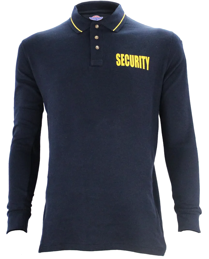 First Class Security Long Sleeve Polo