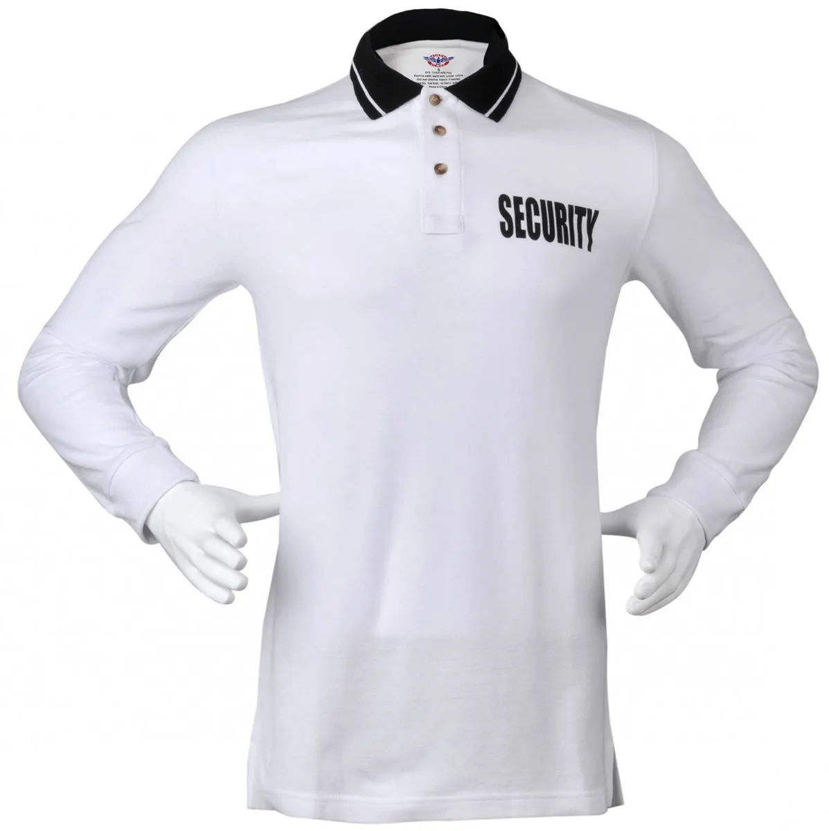 First Class Security Long Sleeve Polo