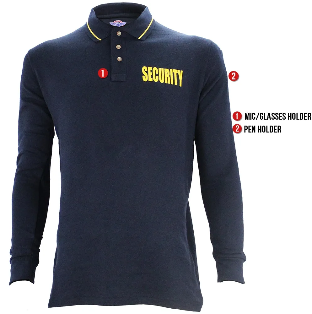 First Class Security Long Sleeve Polo