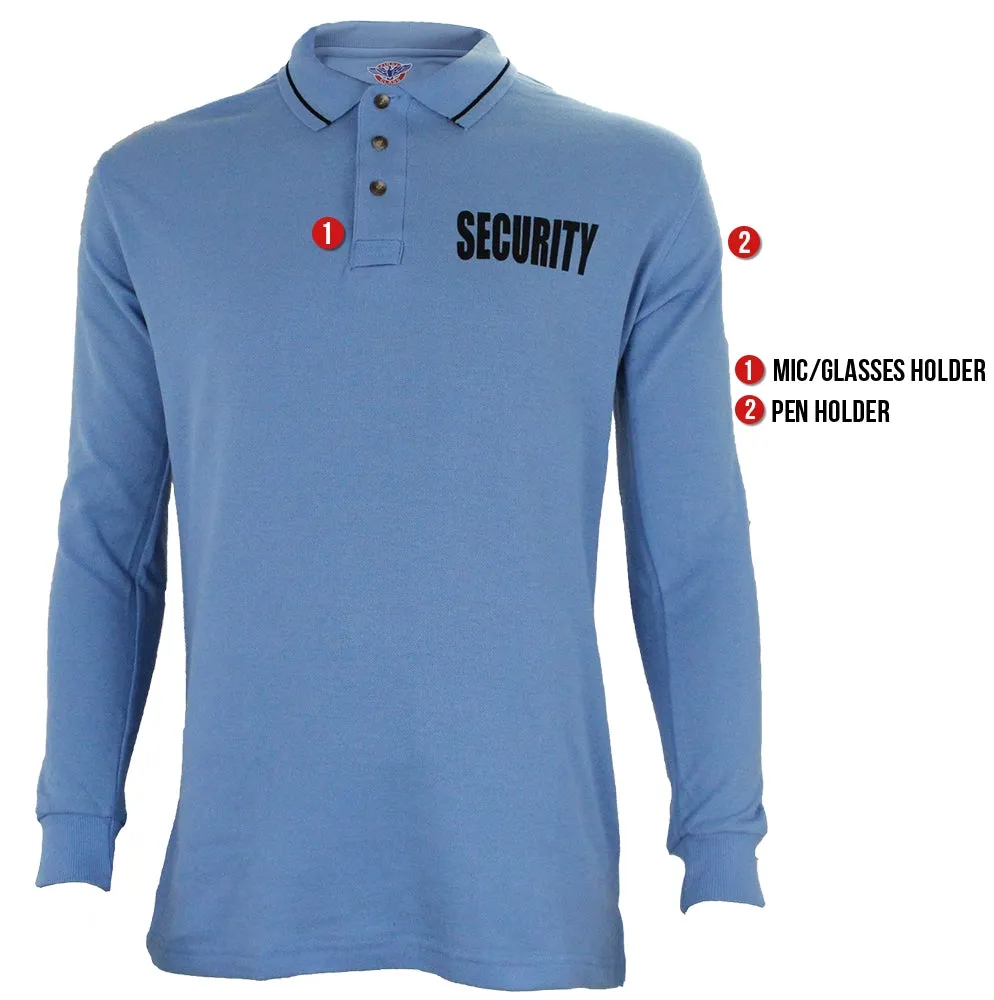 First Class Security Long Sleeve Polo