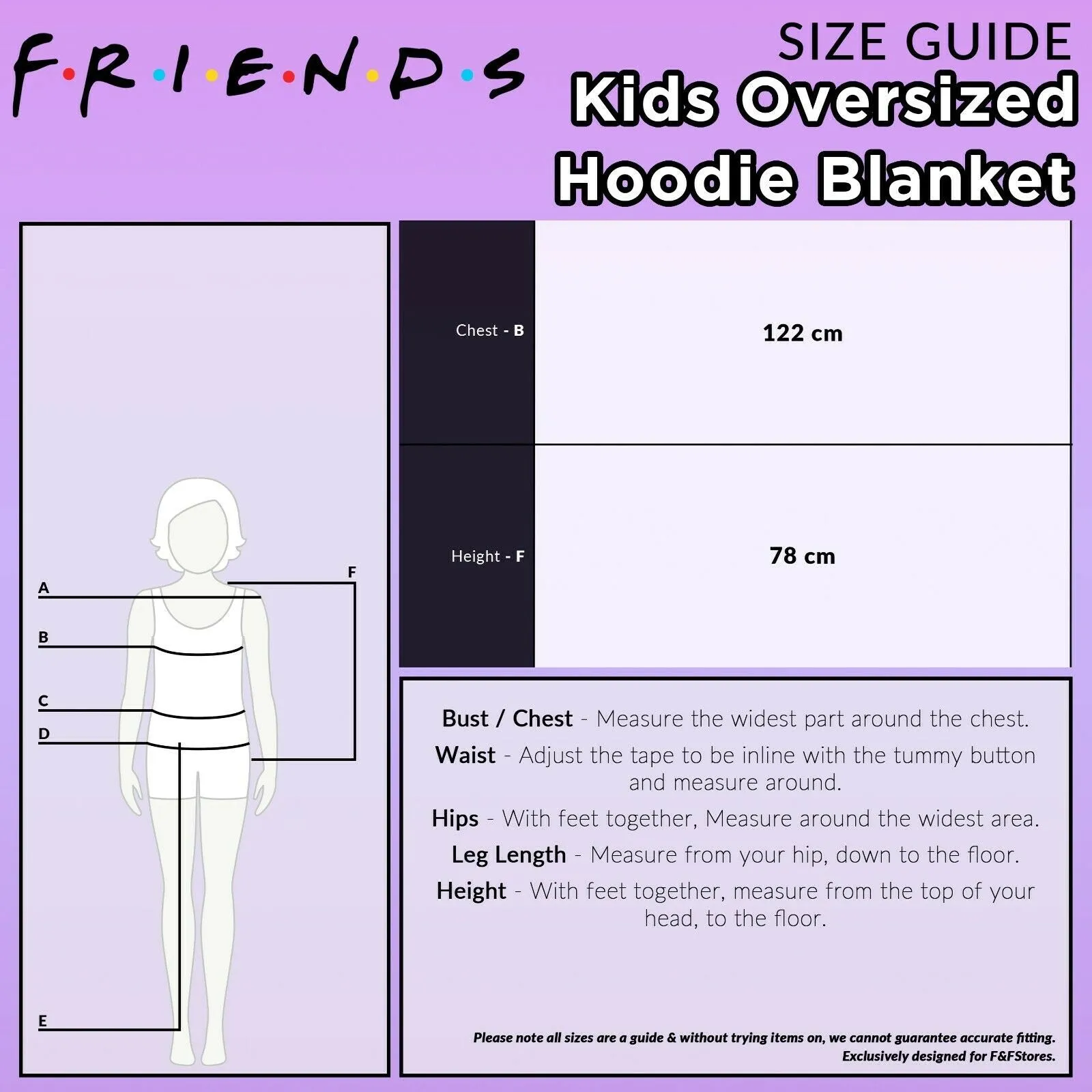 Friends Black Hoodie for Girls Teens, Fleece Oversized Hoodie Blanket