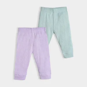 Fruits Pastel Solid Pajama Pack of 2