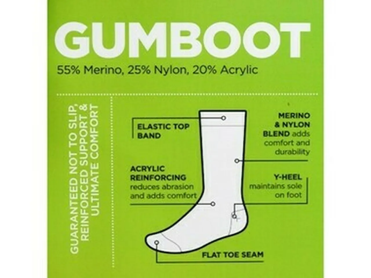 Gumboot Merino Socks