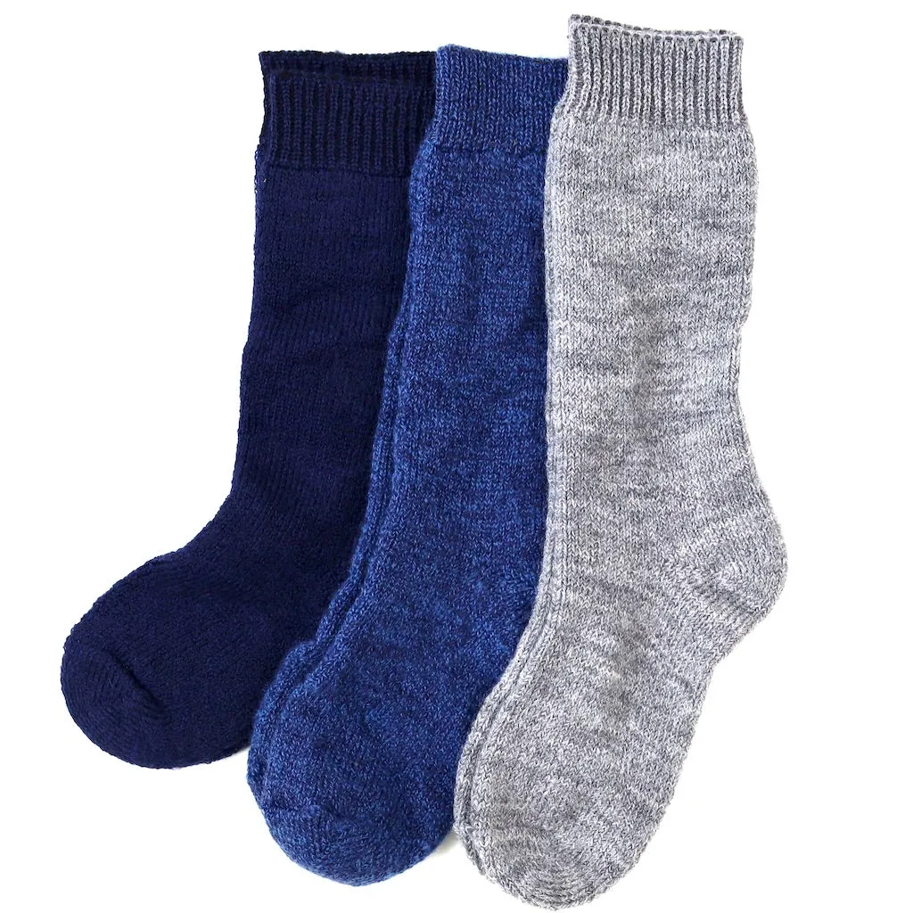 Hirsch Natur Child Sock, Thick Merino Wool