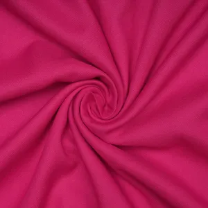 Hot Pink Plain Dyed Rayon Fabric (Wholesale)