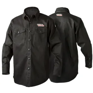 Lincoln Black FR Welding Shirt 3XLarge K3113-3XL