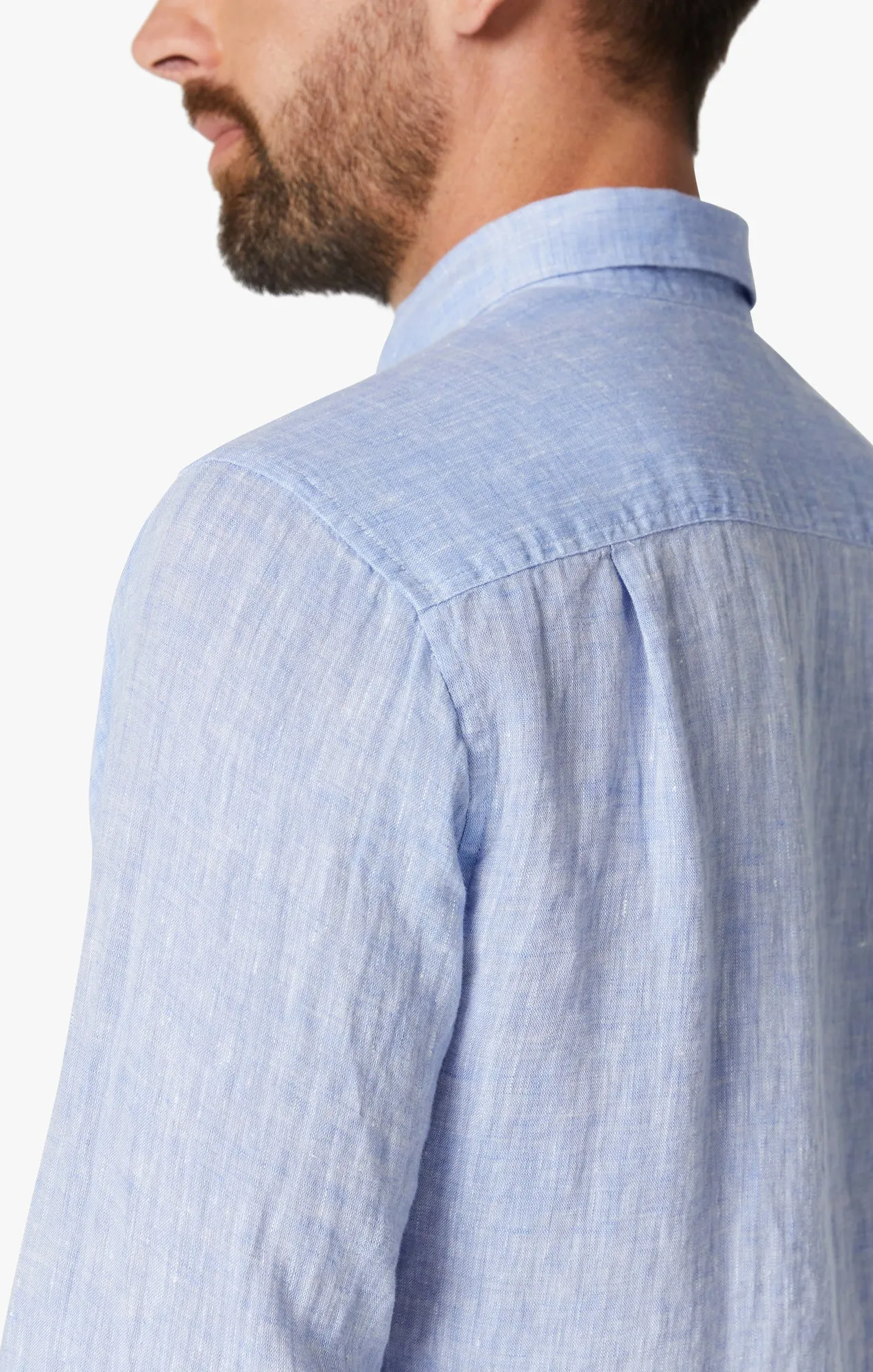 Linen Shirt in Hawaiian Ocean