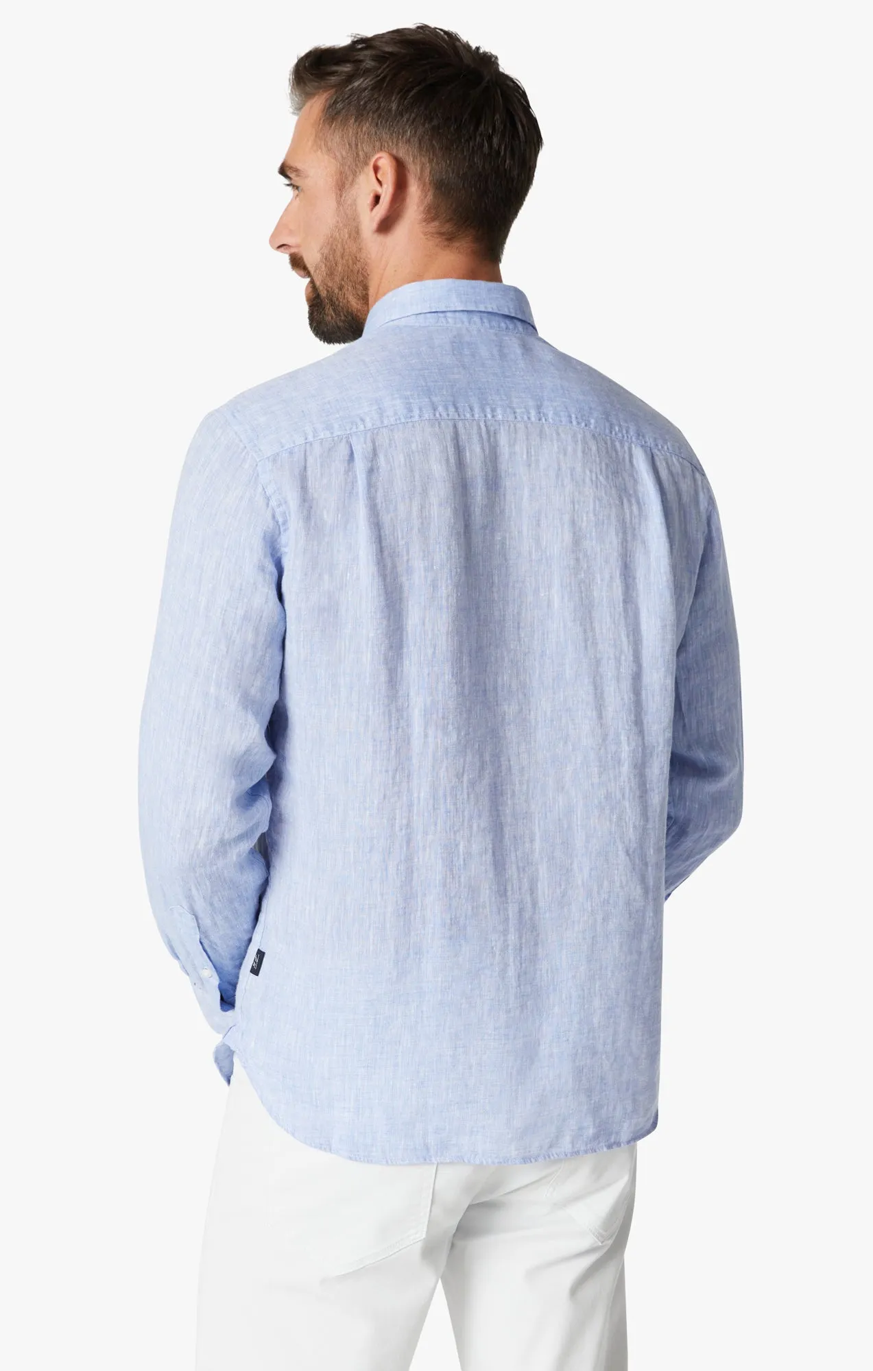 Linen Shirt in Hawaiian Ocean