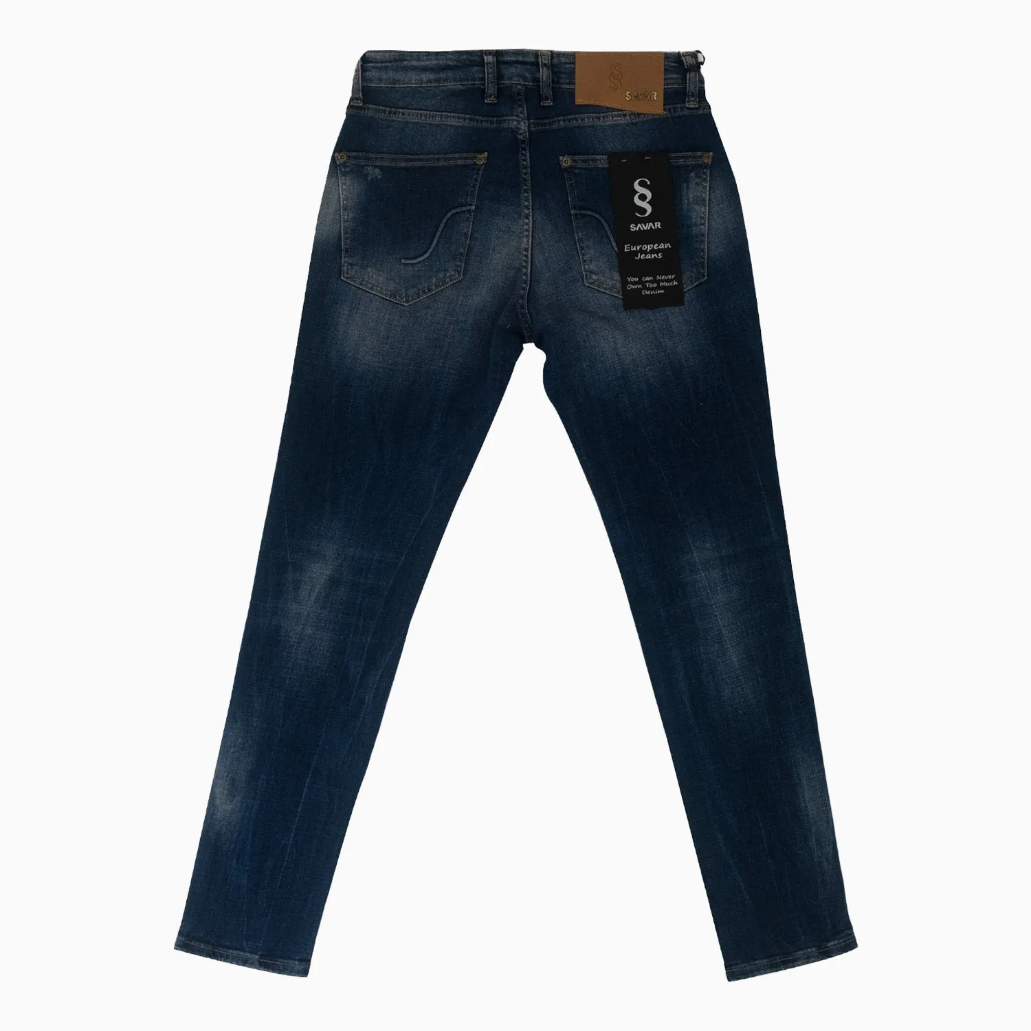 Men's Ripped Tint Wash Denim Pant