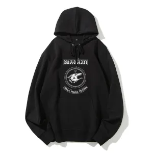 Mens Wolf Graphic Hoodies