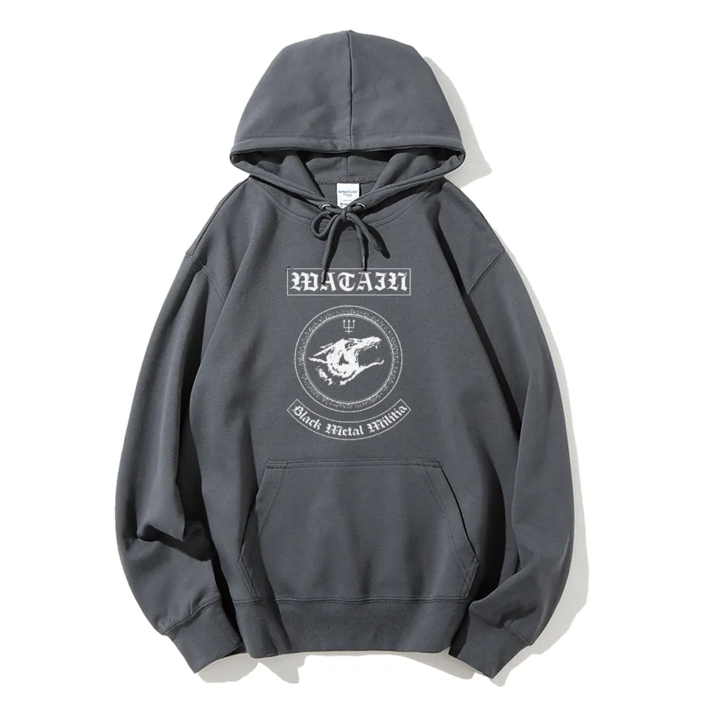 Mens Wolf Graphic Hoodies