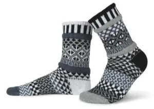 Midnight Recycled Cotton Crew Socks