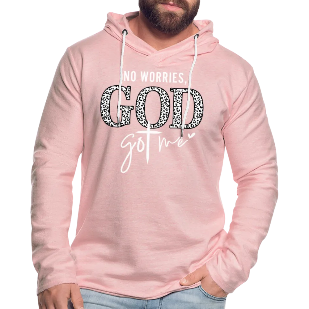 No Worries God Got Me : Lightweight Terry Hoodie