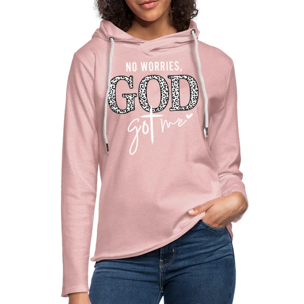 No Worries God Got Me : Lightweight Terry Hoodie