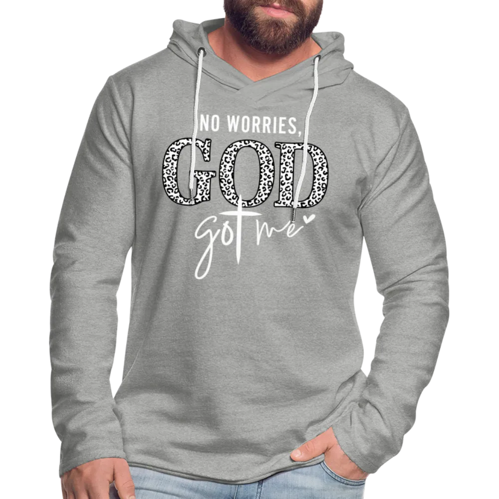 No Worries God Got Me : Lightweight Terry Hoodie